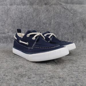 Gymboree Shoes Kids 11 Boat Sneaker Casual Lifestyle Active Fabric Blue Toddler